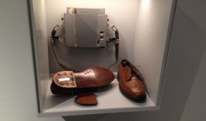 Shoe phone in Berlin Spy Museum